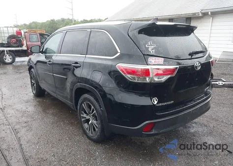 2016 Toyota Highlander Xle V6 from USA, damaged, VIN 5TDJKRFH2GS506095